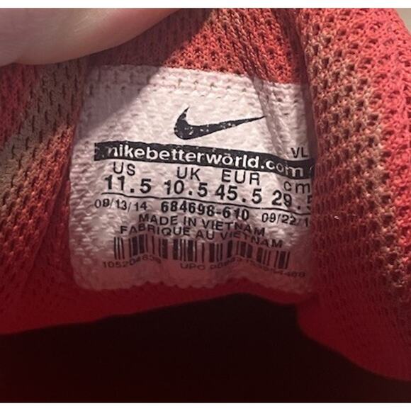 NIKE Vapor Keystone 2 Low Stealth Baseball Cleats Size 11.5 Red - Picture 5 of 5